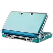 For Nintendo 3DS Clear Snap-on Plastic Crystal Hard Shell Case Protective Cover