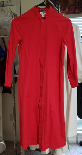 Vintage used red cassock m - red,