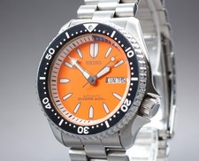 [Near MINT] Seiko Diver 7S26-02K0 SKXA55 Bullet Orange 40mm Automatic Mens Watch