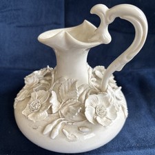 Royal Crown Derby Porcelain Bud Vase Raised Flowers & Leaves C. Late 1800's RARE