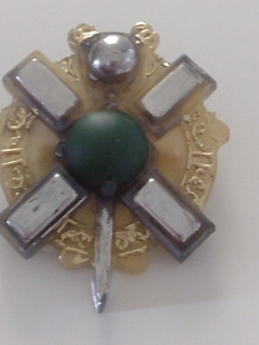 Handmade resin brooch celtic - handmade, brooch,