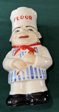 vintage Ceramic Chef Flour