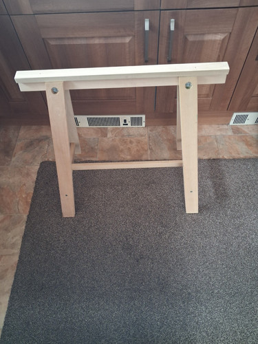 Wooden ikea trestle 28x28x13 - ikea,