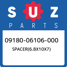 09180-06106-000 Suzuki Spacer(6.8x10x7) 0918006106000, New Genuine OEM Part