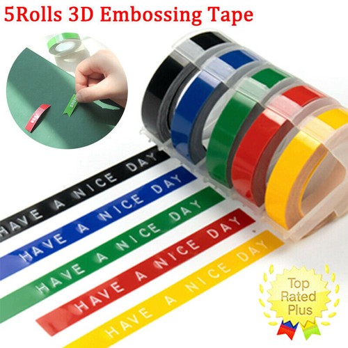 5pk dymo 9mm embossing - 5pk, 3d