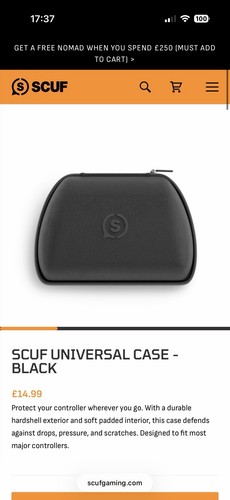Scuf carry case black - carry,