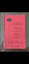 VILLIERS MARK 9E 2L & 31C MOTORCYCLE ENGINE Handbook Spare Parts List Jan 1961