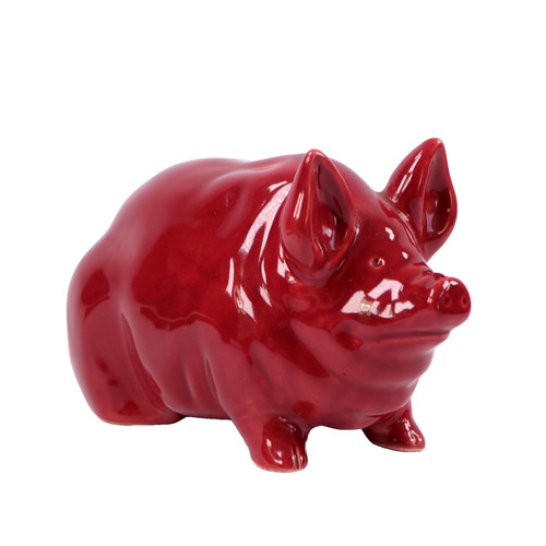 Wemyss pottery pig manner - pottery,