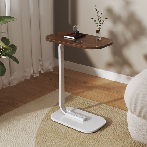 Shaped compact sofa side end - c-shaped,