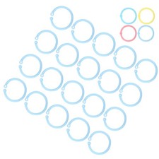 20Pcs Book Ring Flexible Loose