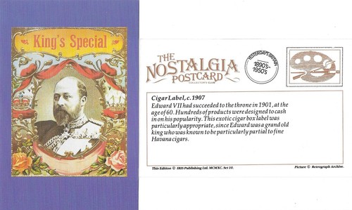 Postcard king special cigar - special,