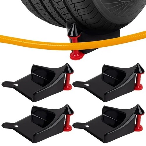 Car wheel hose guides - hose, portable