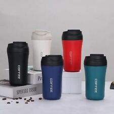 Insulated Travel Coffee Mug Thermos Cup Thermal Stainless Steel Flask Vacuum UK