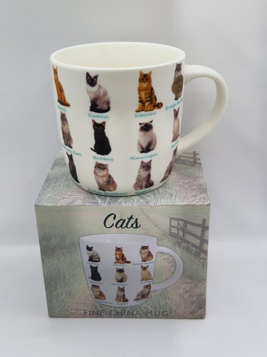 Cats fine china mug - fine, the
