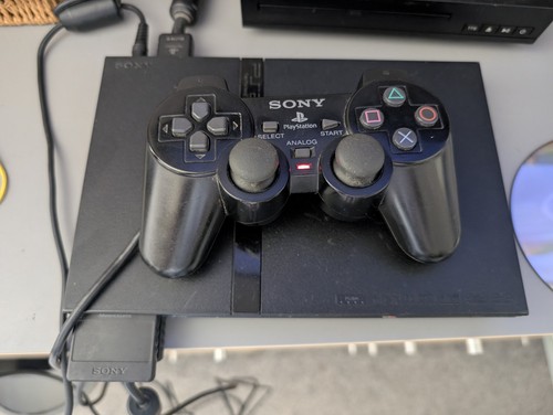 Sony ps2 slim console bundle - console,