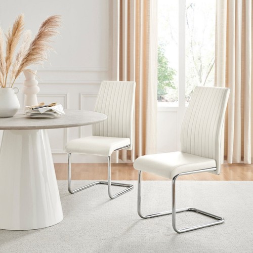 Lorenzo white faux leather - lorenzo,
