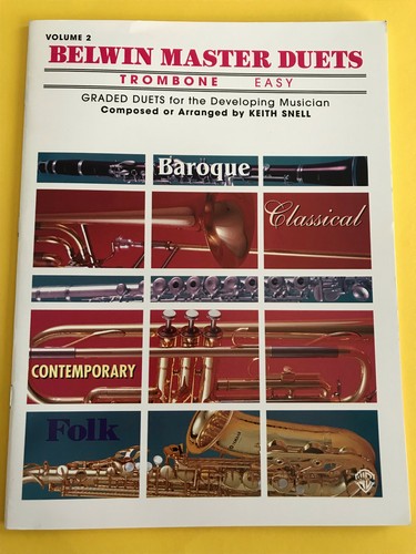 Belwin master duets trombone - master, duets,