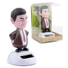 Mr Bean - Solar Powered Pal Dancing Figures - Novelty Ornament Car Dashboard