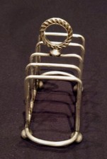 Antique Silver Plated Toast