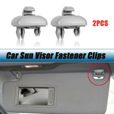 2PCS Sun Visor Clips Gray For