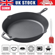 30CM Pre-Seasoned Cast Iron