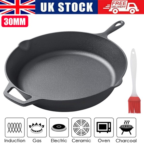 30cm pre seasoned cast - 30cm,