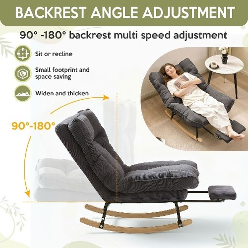 Foldable rocking chair accent - foldable,