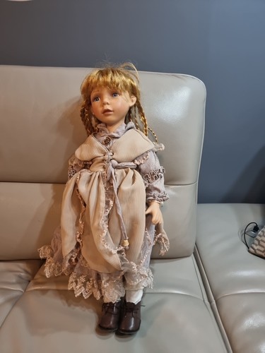 Porcelain doll by - porcelain,