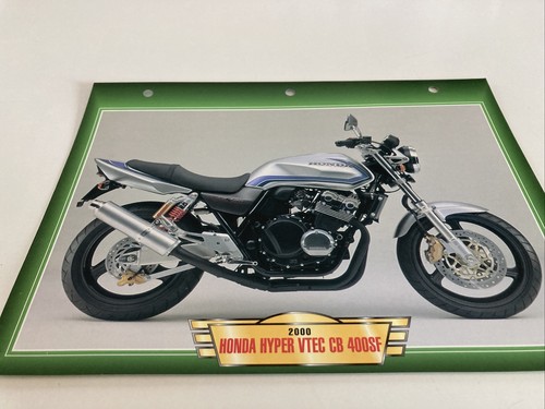 Honda hyper vtec cb400sf - vtec, 2000