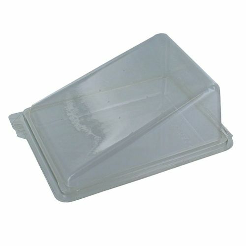 Clear cake slice box - clear,