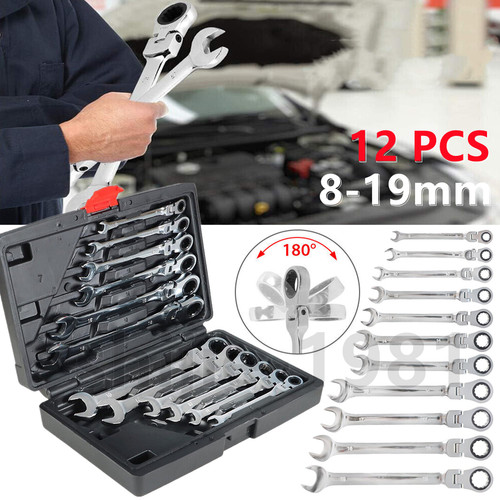 12pcs metric ratchet flexible - metric,