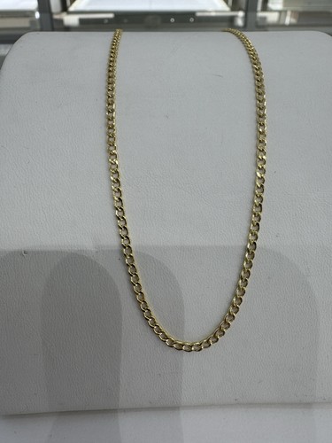 585 gold necklace curb - , chain
