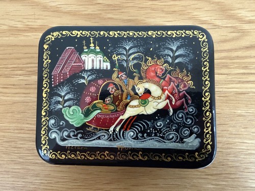 Vintage hand painted russian - hand,
