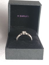 Womens H.Samuel 9ct White Gold