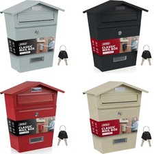 NEW LARGE STEEL POST BOX