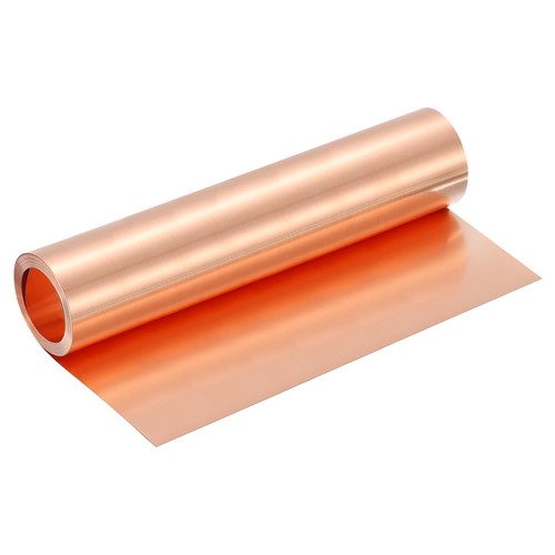 Pure copper sheet roll - pure, 0.3mm