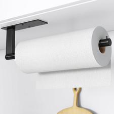 Paper Towel Holder under Cabinet: Self-Adhesive or Drilling Paper Towel Dispense