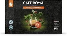 Cafe Royal Switzerland Espresso Forte 50 Pods - For Nespresso Zenius and Gemini