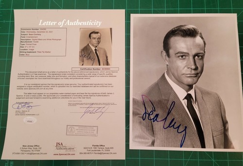 Sean connery signed portrait - signed,