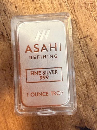 Asahi refining 1oz 999 fine - refining, .999