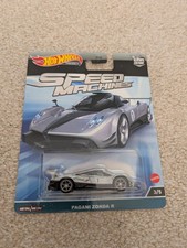 Hot Wheels Car Culture Speed Machines Pagani Zonda R with Protector