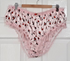 Pink Roses Print Size XL Satin