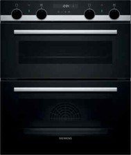 SIEMENS iQ500 NB535ABS0B Built-Under Electric Double Oven #422509
