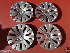GENUINE CITROEN BERLINGO MK3 SET OF 4 15" WHEEL TRIMS 98136143VV
