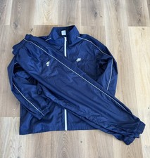 Nike Nylon Rare Navy Blue Slayer Windbreaker TrackSuit Set Top & Bottom Size XXL