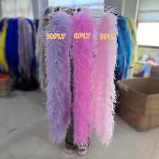 2 4 6 8 10 PLY Ostrich Feather Boa Shawl Fluffy Feathers Scarf Plume Hottest New