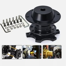 Universal Car Quick Release Racing Snap Off Steering Wheel Hub Adapter Boss Set