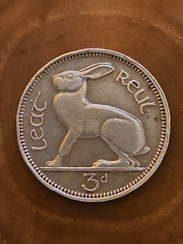 1948 irish threepence - irish, coin