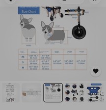 Adjustable Dog Wheelchair size