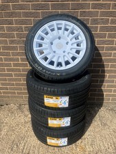 18" JBW TMS WHITE+TYRES TO